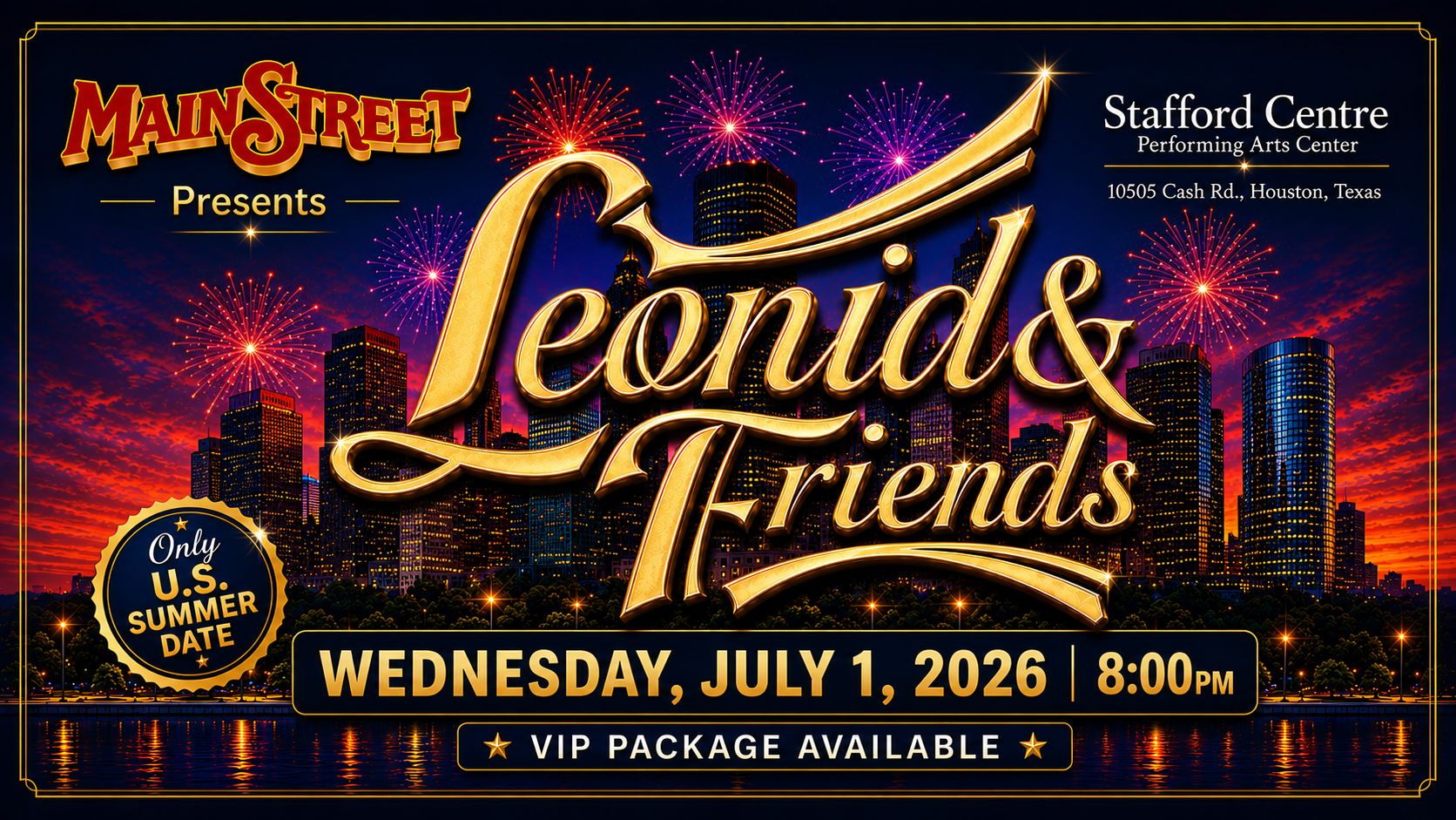 Leonid & Friends “Performing the music of Chicago, Earth, Wind