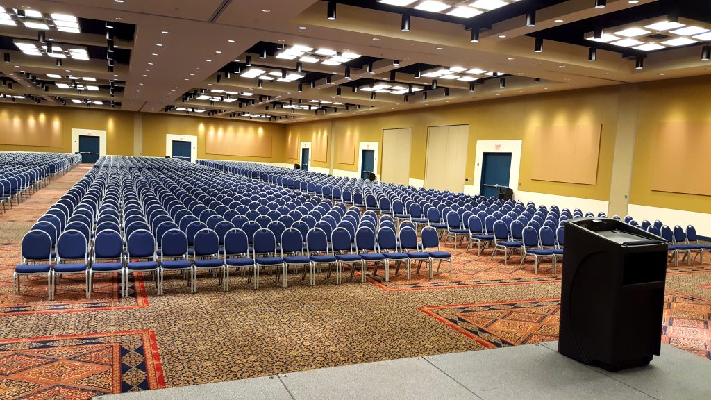 20,000 sq ft Ballrooms (Theater Style)