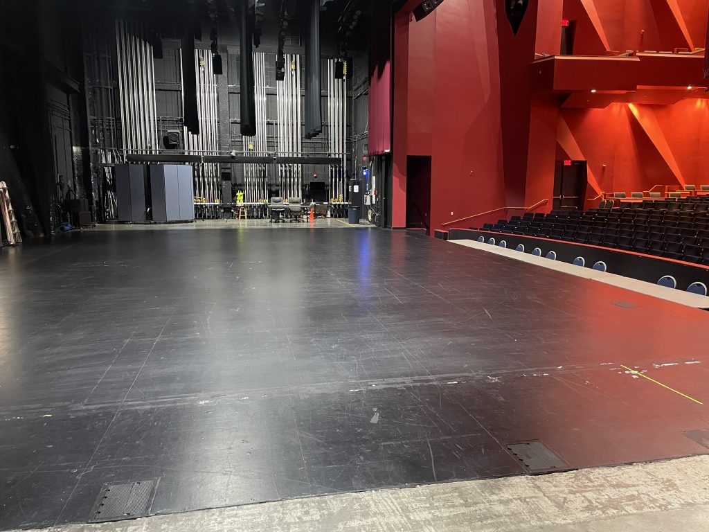 Theatre Stage with Rail